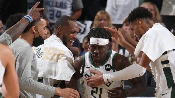 APP下载-假日哥化身吹杨的噩梦 雄鹿反弹霍勒迪当记头功